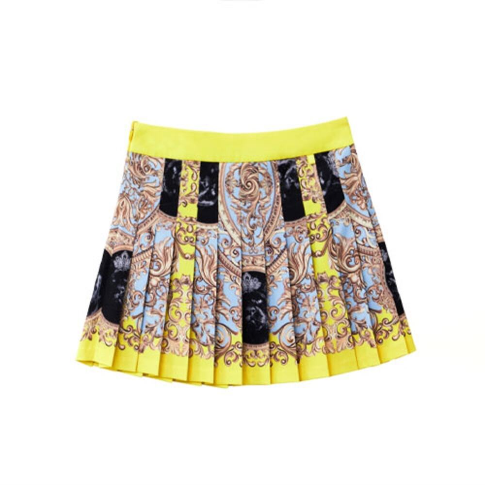 UTAA Baroque Pleated Mini Skirt - Size S